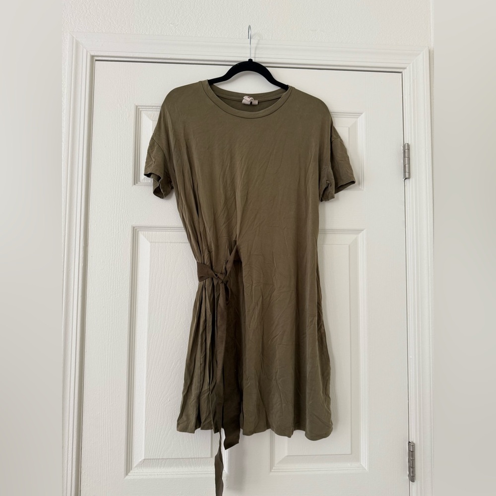 Anthropologie Dolan Belt T-shirt Dress